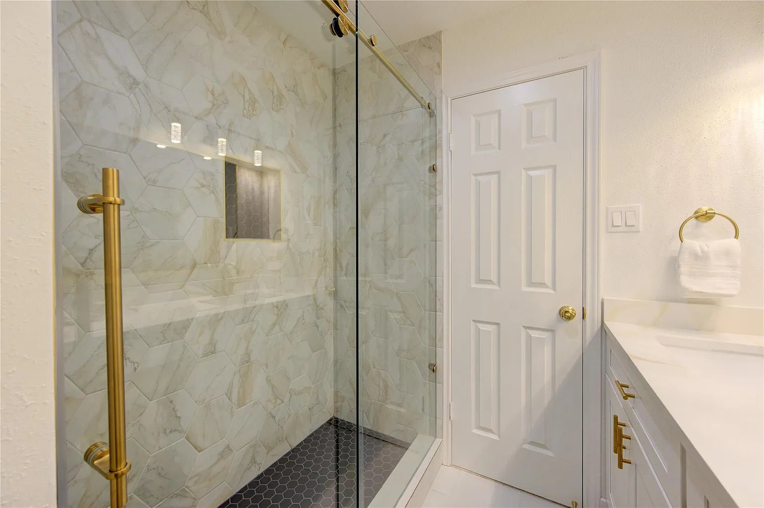 Master Shower Installation